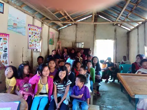 student in the cdc study room